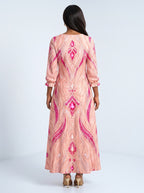 "Vito" Long Sleeve Maxi Dress