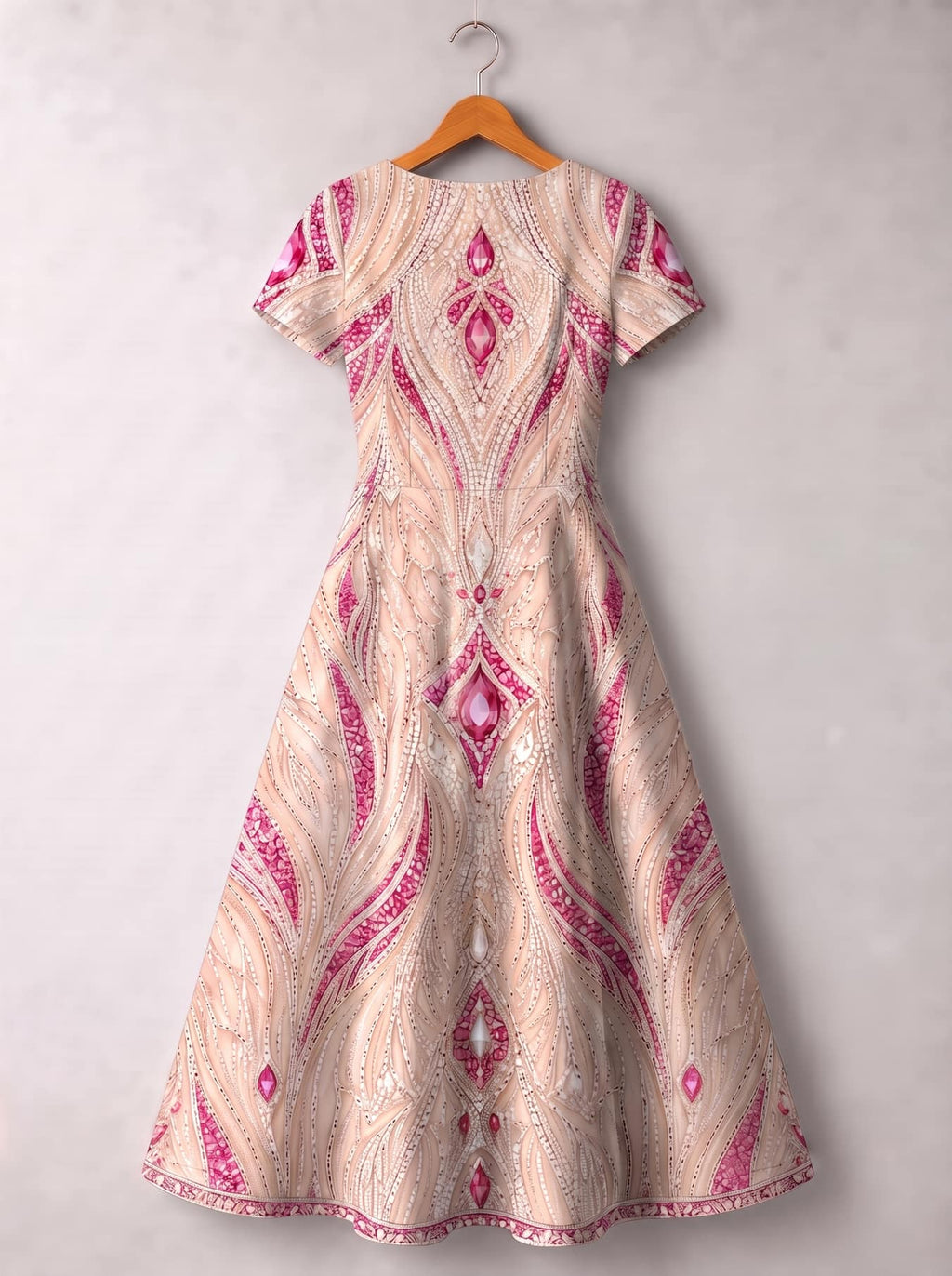 "Vito" Short Sleeve Maxi Dress Promo