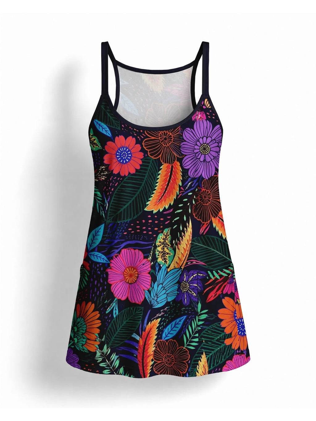 "Bustani" Built-in Bra Mini Dress