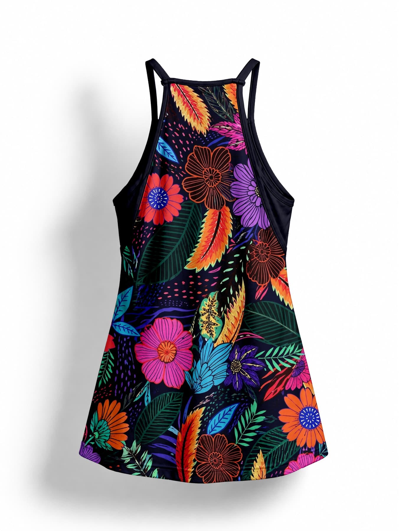 "Bustani" Built-in Bra Mini Dress