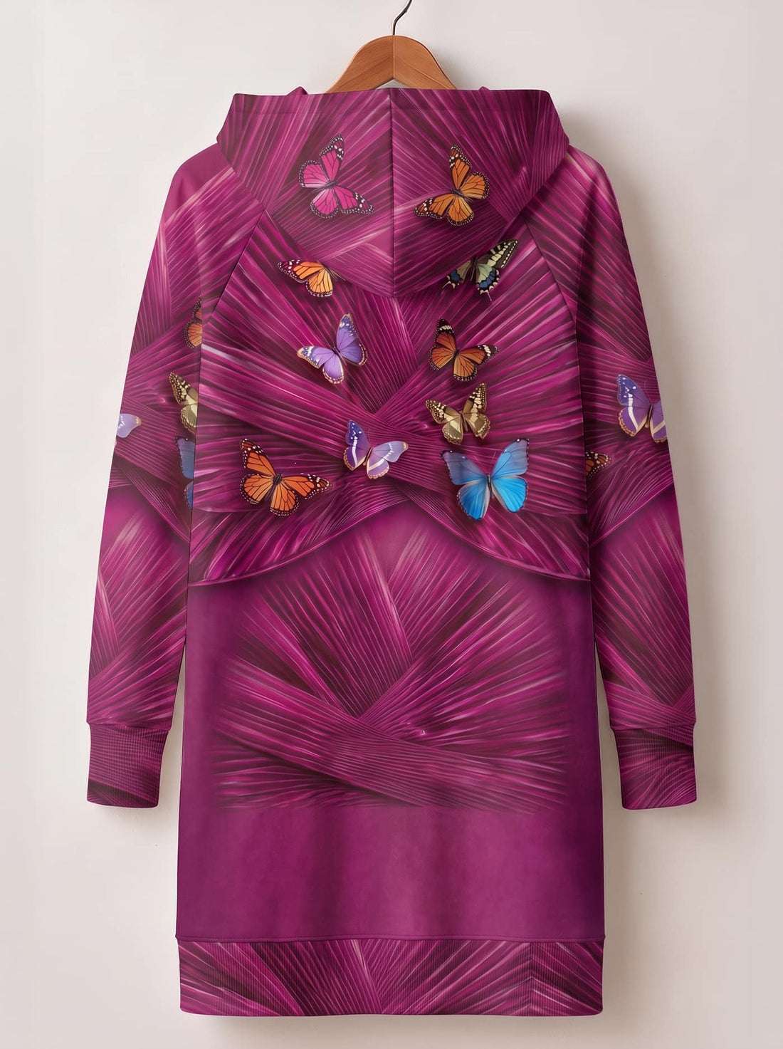 "Kipepeo" Hoodie Dress