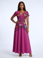 "Kipepeo" Short Sleeve Maxi Dress Promo
