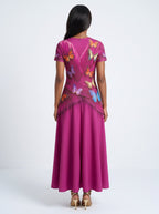 "Kipepeo" Short Sleeve Maxi Dress Promo