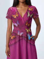 "Kipepeo" Short Sleeve Maxi Dress Promo