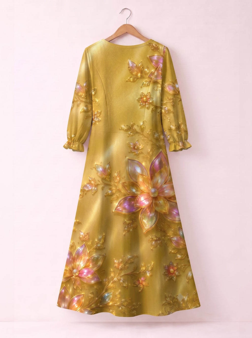 "Angavu" Long Sleeve Maxi Dress Promo