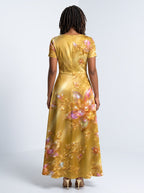 "Angavu" Short Sleeve Maxi Dress Promo