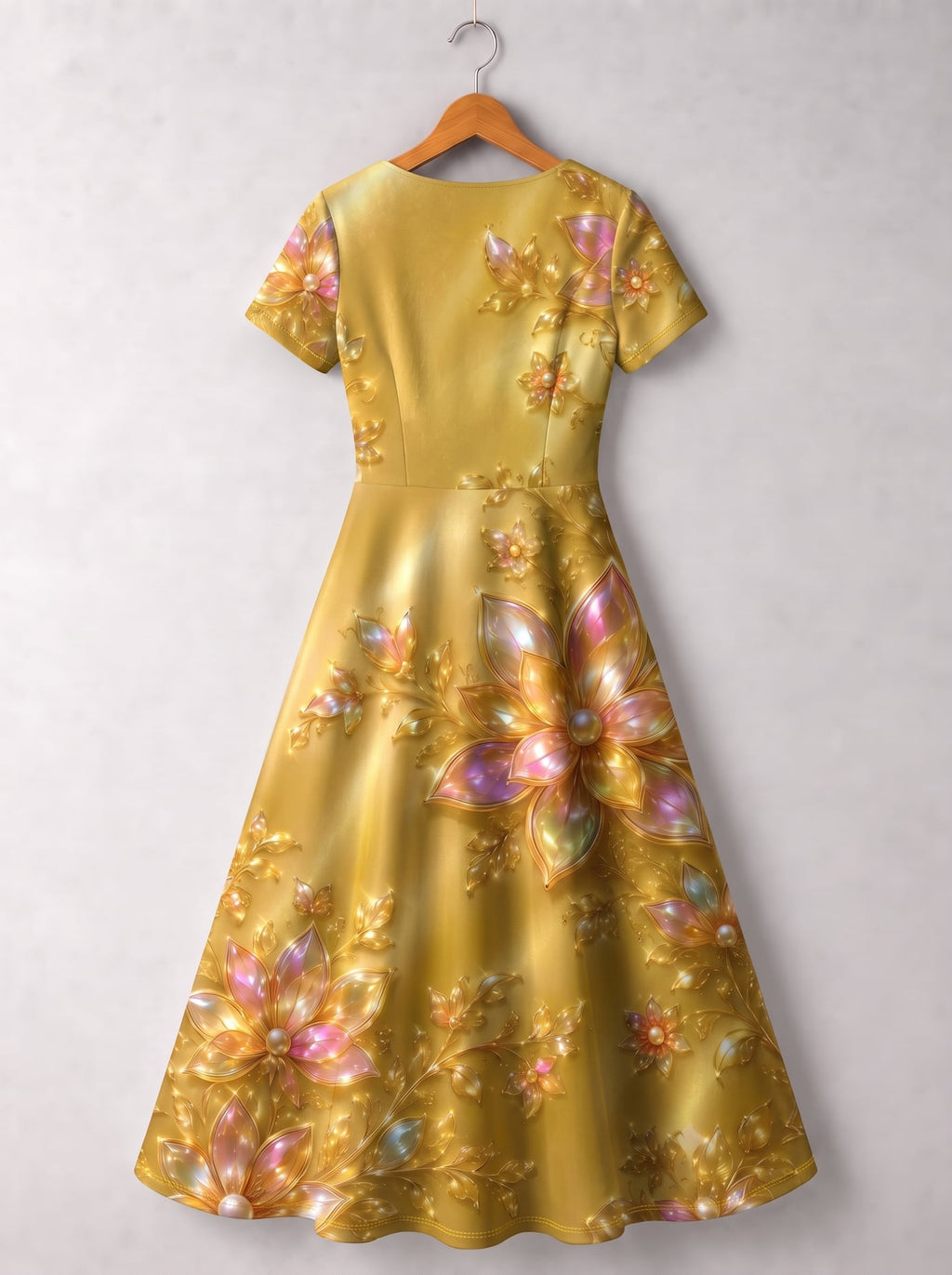"Angavu" Short Sleeve Maxi Dress Promo