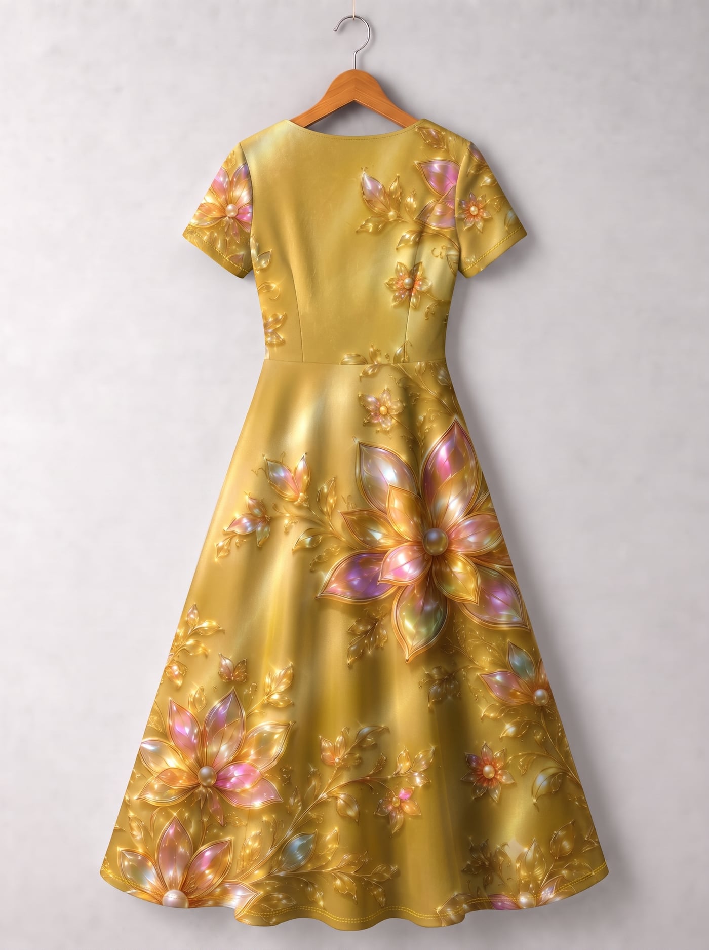 "Angavu" Short Sleeve Maxi Dress Promo
