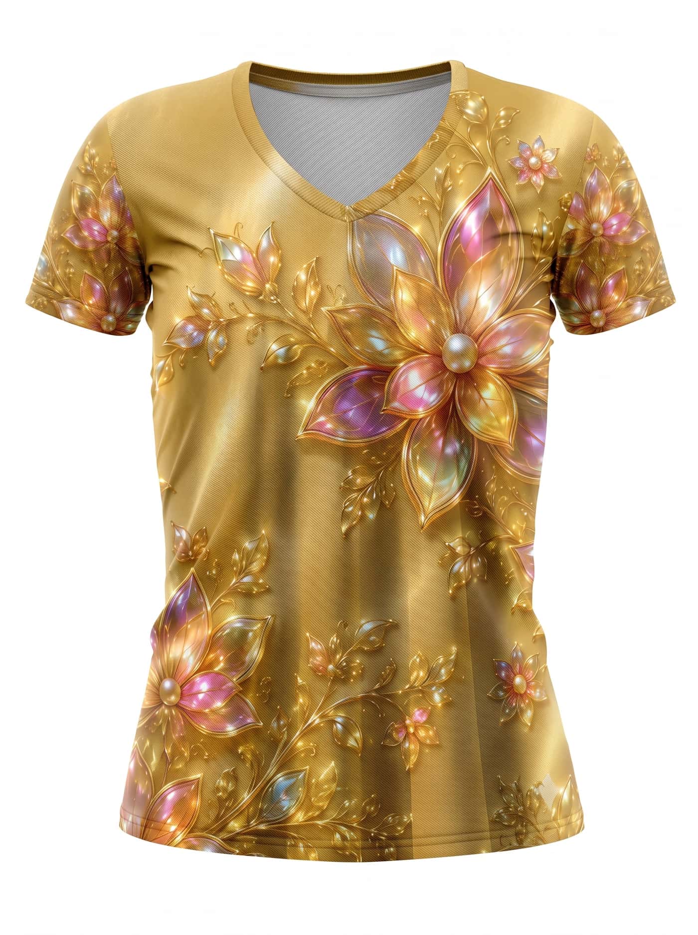 "Angavu" V-Neck T-Shirt