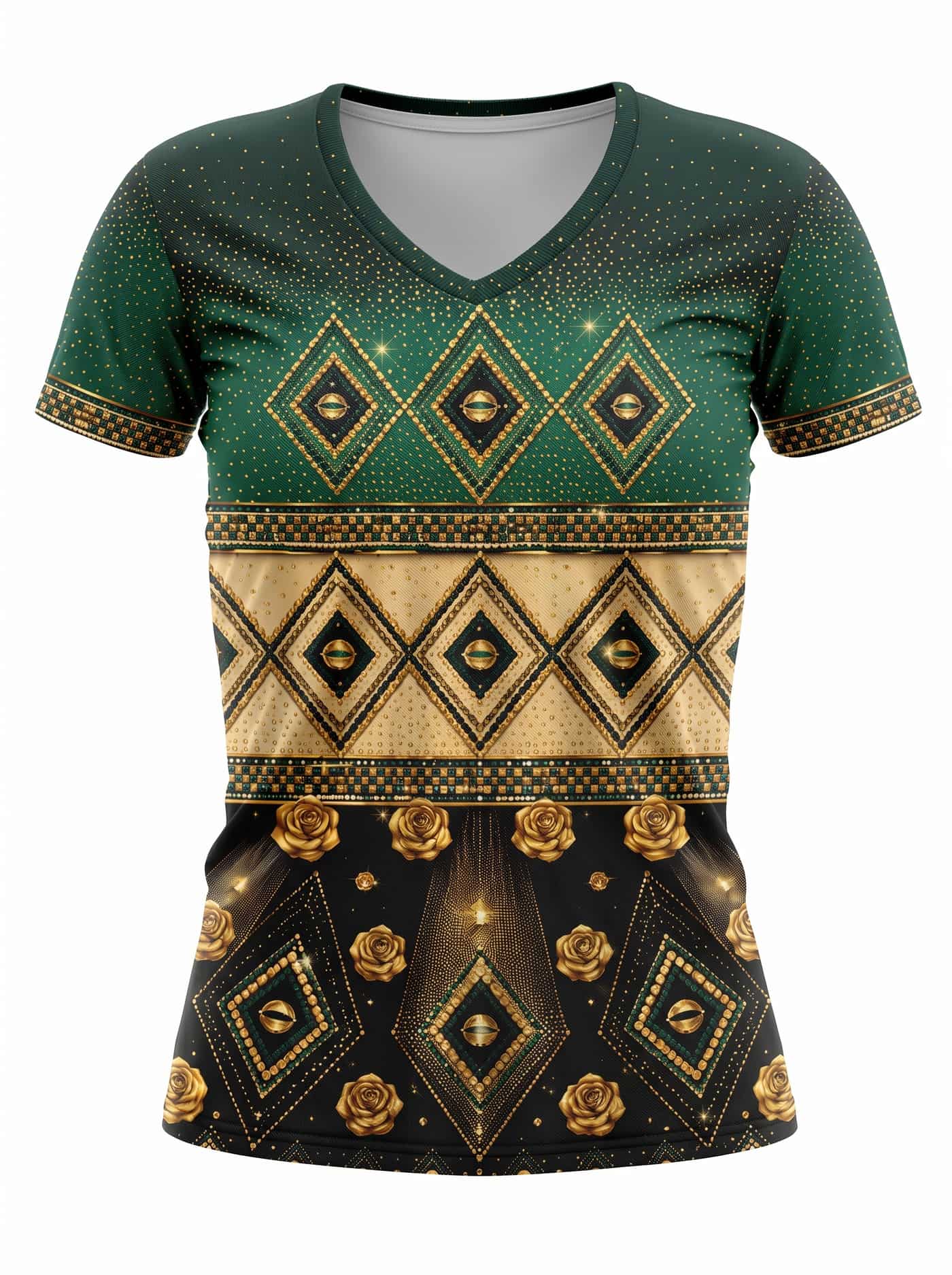 "Kifalme" V-Neck T-Shirt