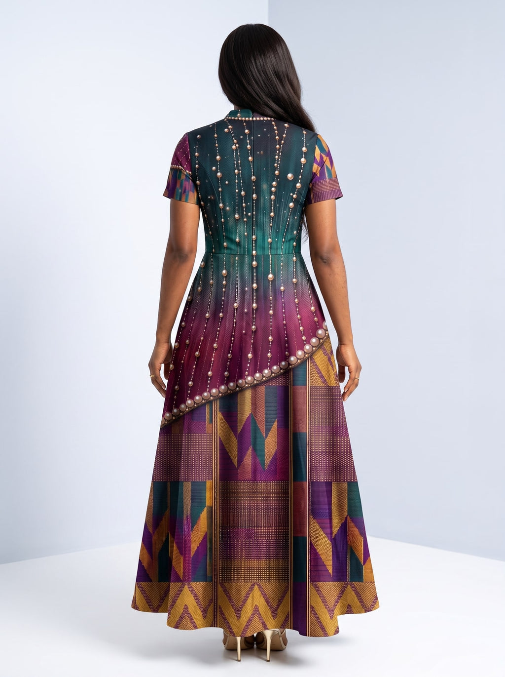"Lulu" Short Sleeve Maxi Dress Promo
