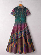 "Lulu" Short Sleeve Maxi Dress Promo