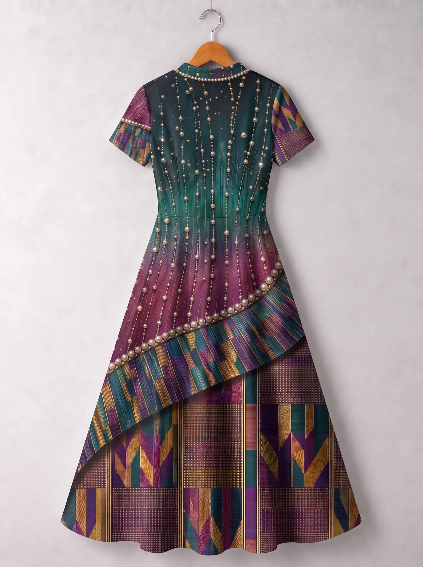 "Lulu" Short Sleeve Maxi Dress