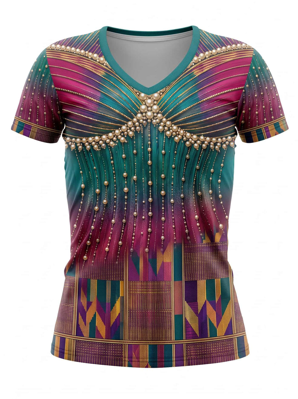 "Lulu" V-Neck T-Shirt