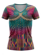 "Lulu" V-Neck T-Shirt