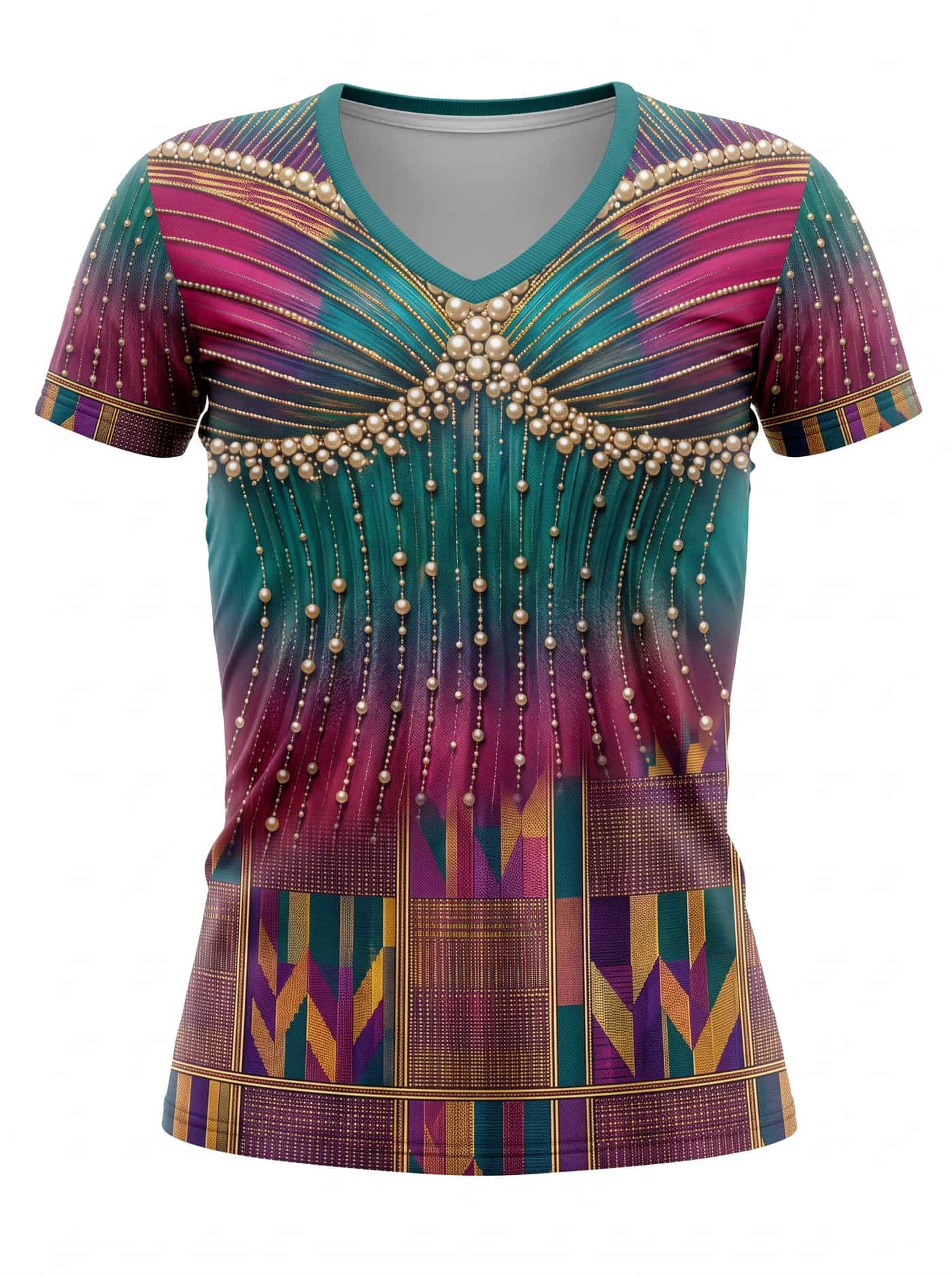 "Lulu" V-Neck T-Shirt