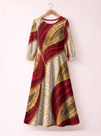"Utukufu" Long Sleeve Maxi Dress