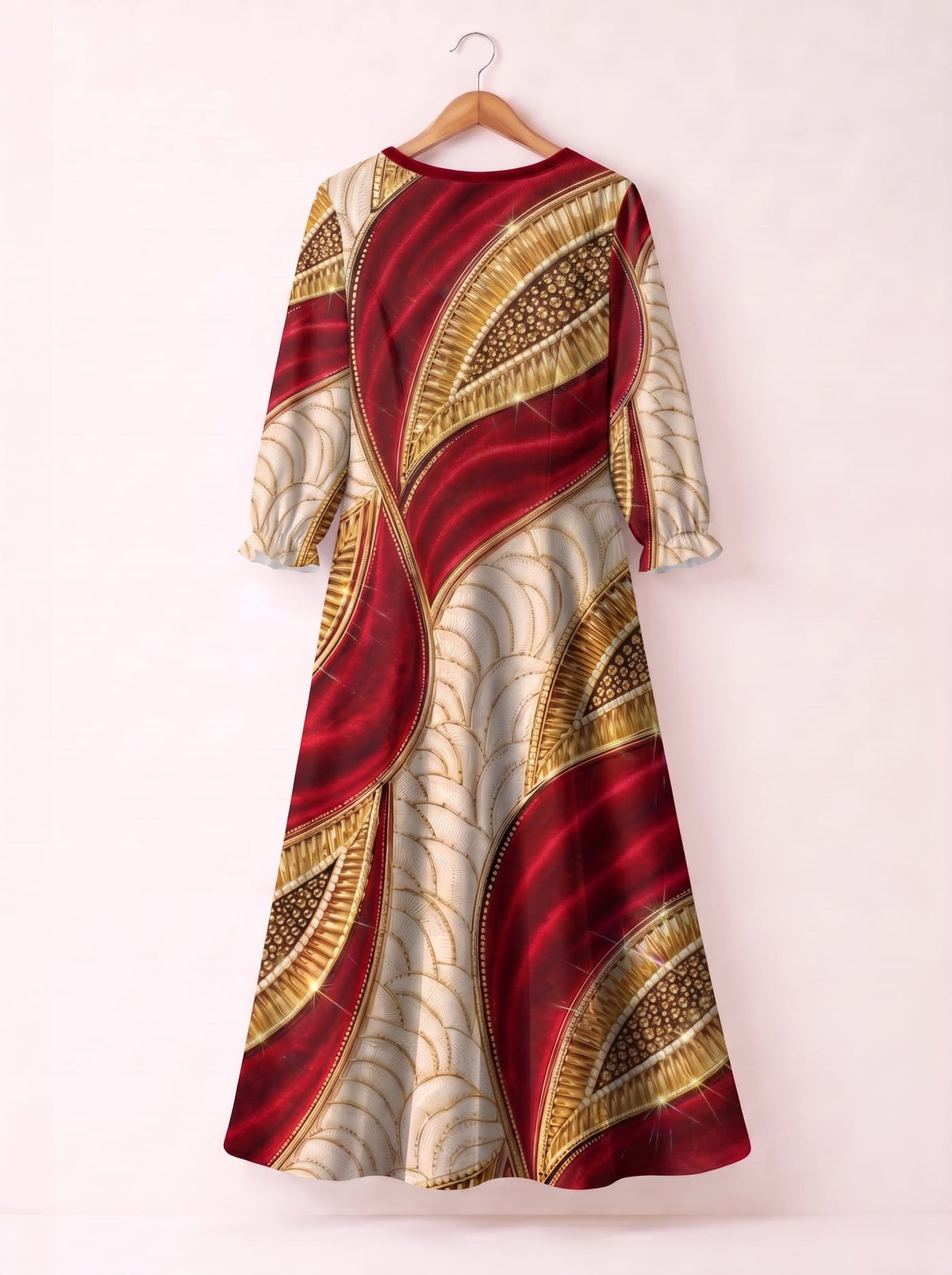 "Utukufu" Long Sleeve Maxi Dress