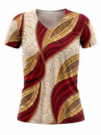 "Utukufu" V-Neck T-Shirt
