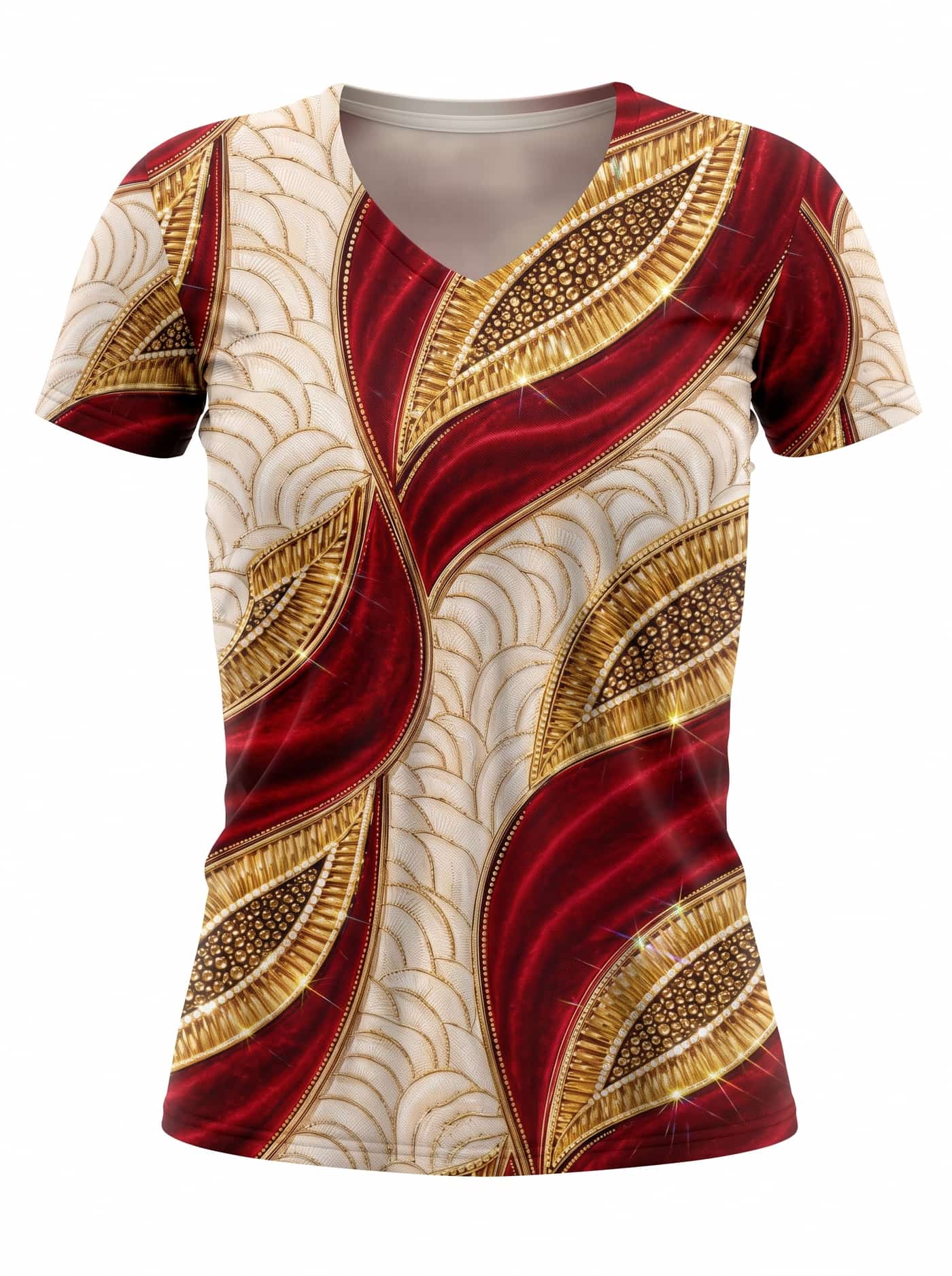 "Utukufu" V-Neck T-Shirt