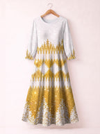 "Mwangaza" Long Sleeve Maxi Dress Promo