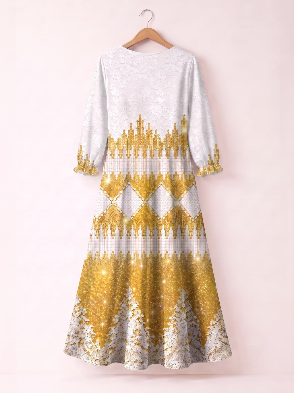 "Mwangaza" Long Sleeve Maxi Dress Promo