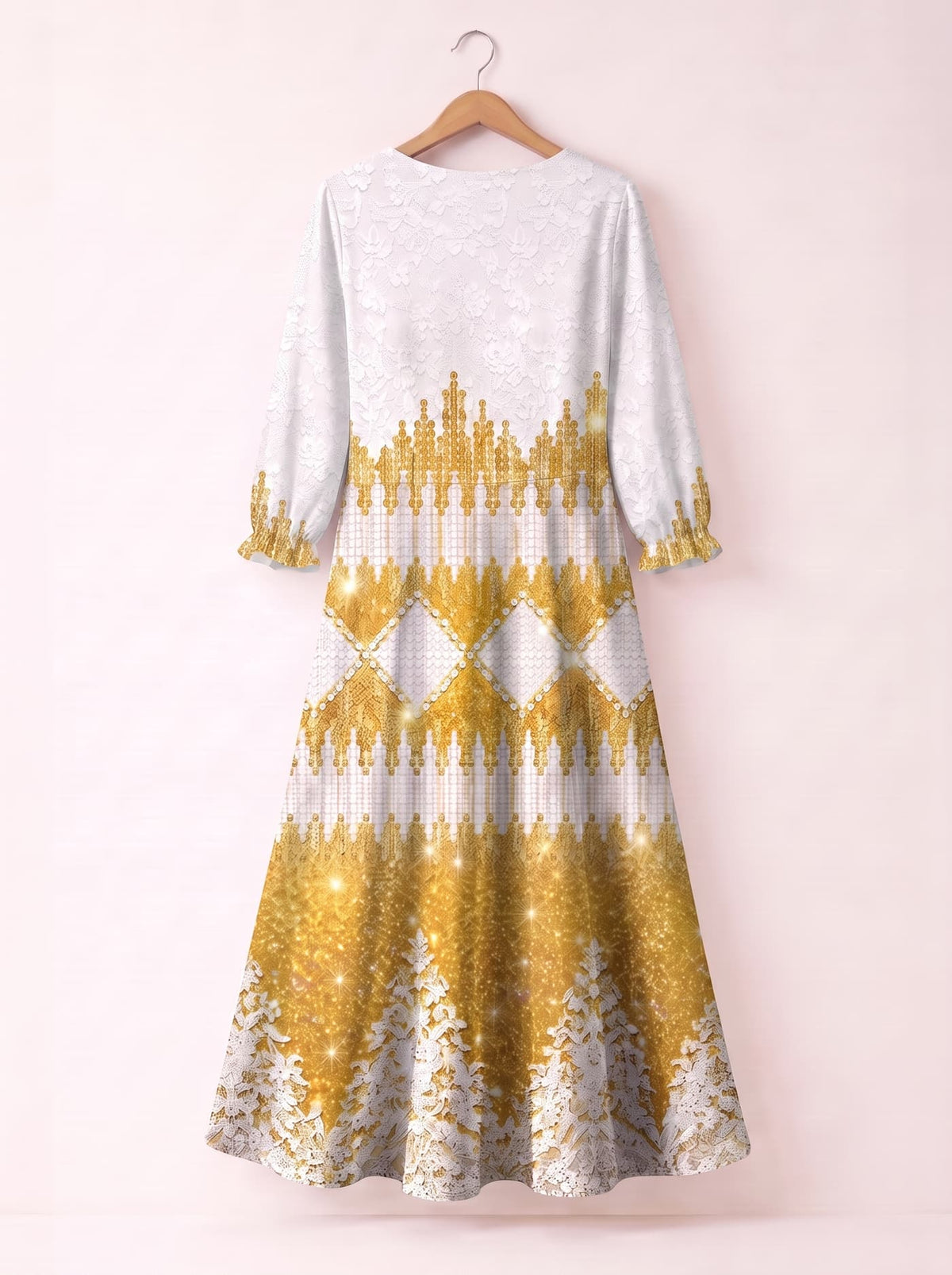 "Mwangaza" Long Sleeve Maxi Dress Promo