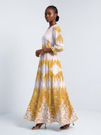 "Mwangaza" Long Sleeve Maxi Dress Promo