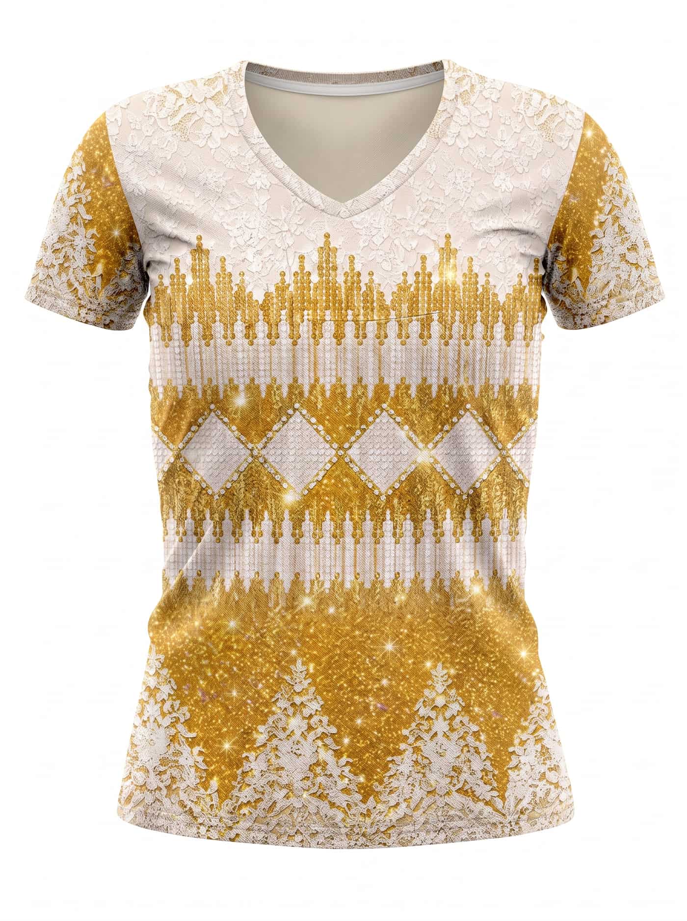 "Mwangaza" V-Neck T-Shirt