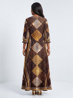 "Fataki" Long Sleeve Maxi Dress