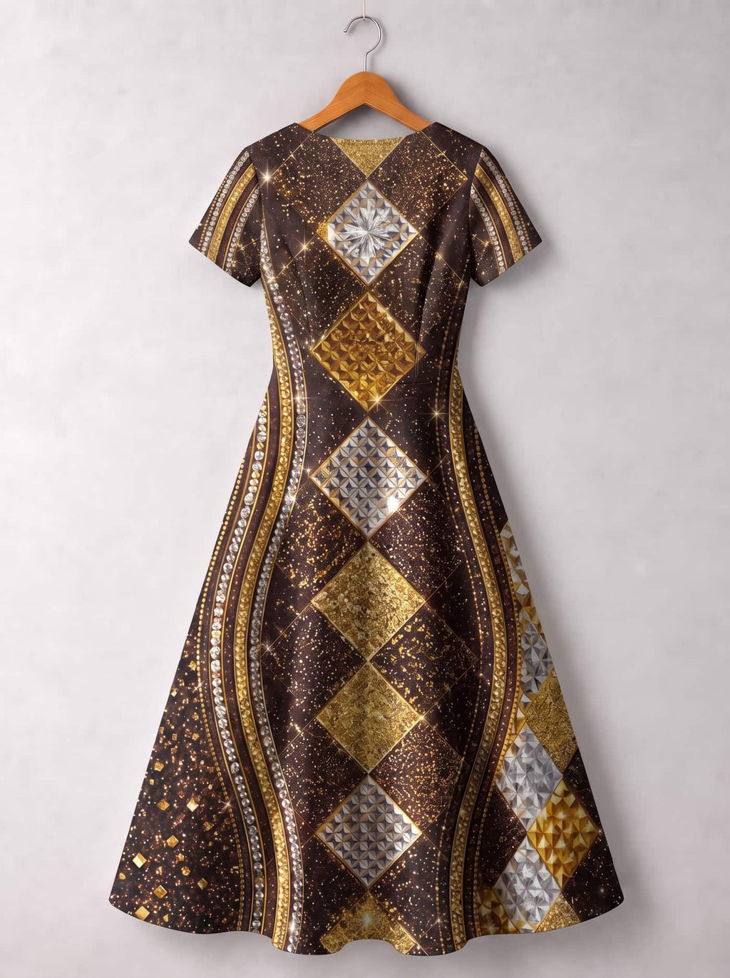 "Fataki" Short Sleeve Maxi Dress Promo