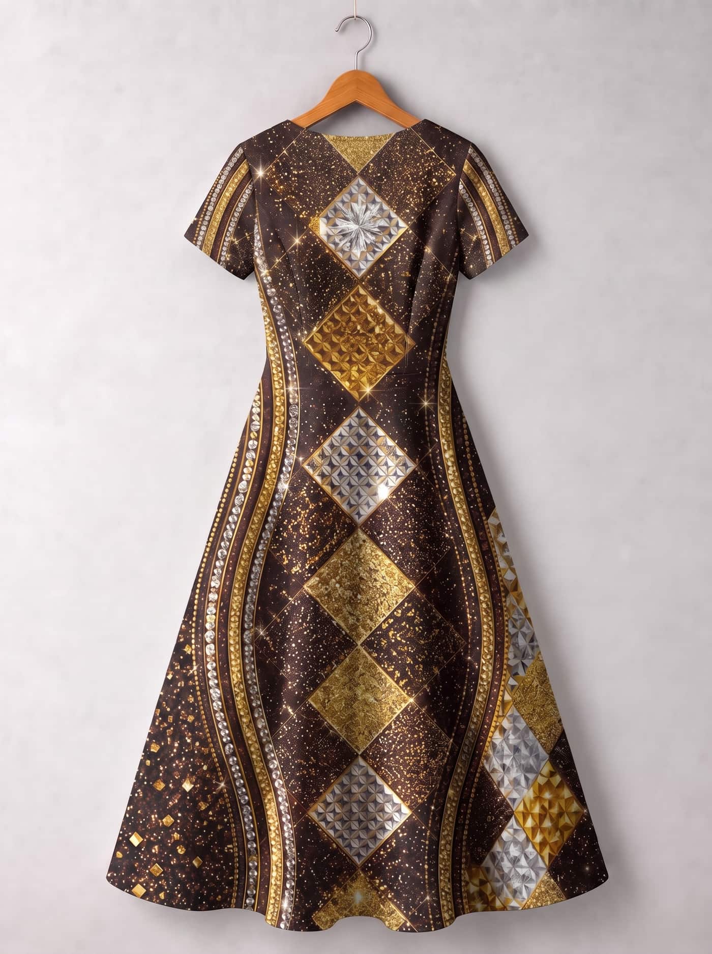 "Fataki" Short Sleeve Maxi Dress Promo