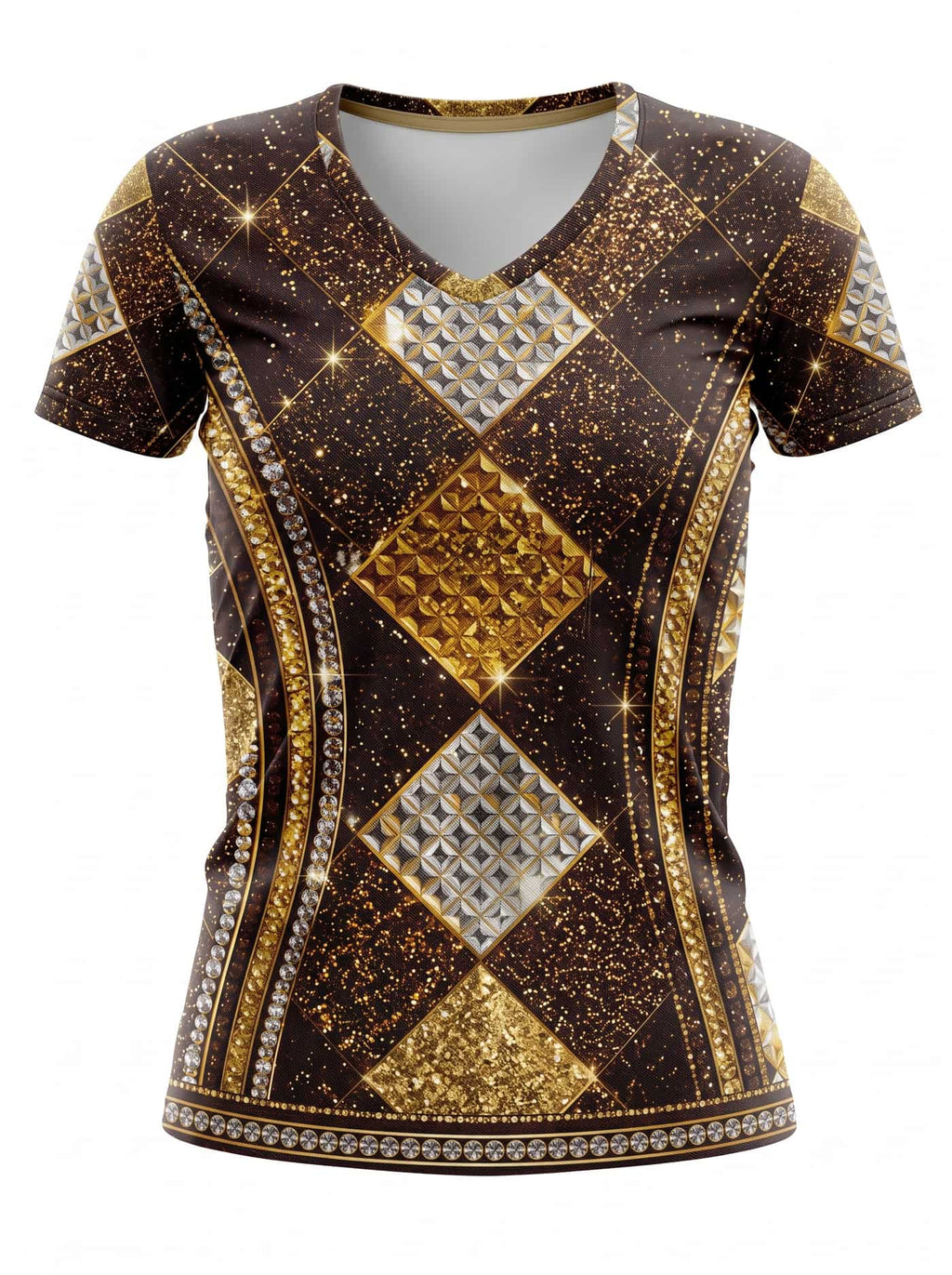 "Fataki" V-Neck T-Shirt