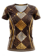"Fataki" V-Neck T-Shirt