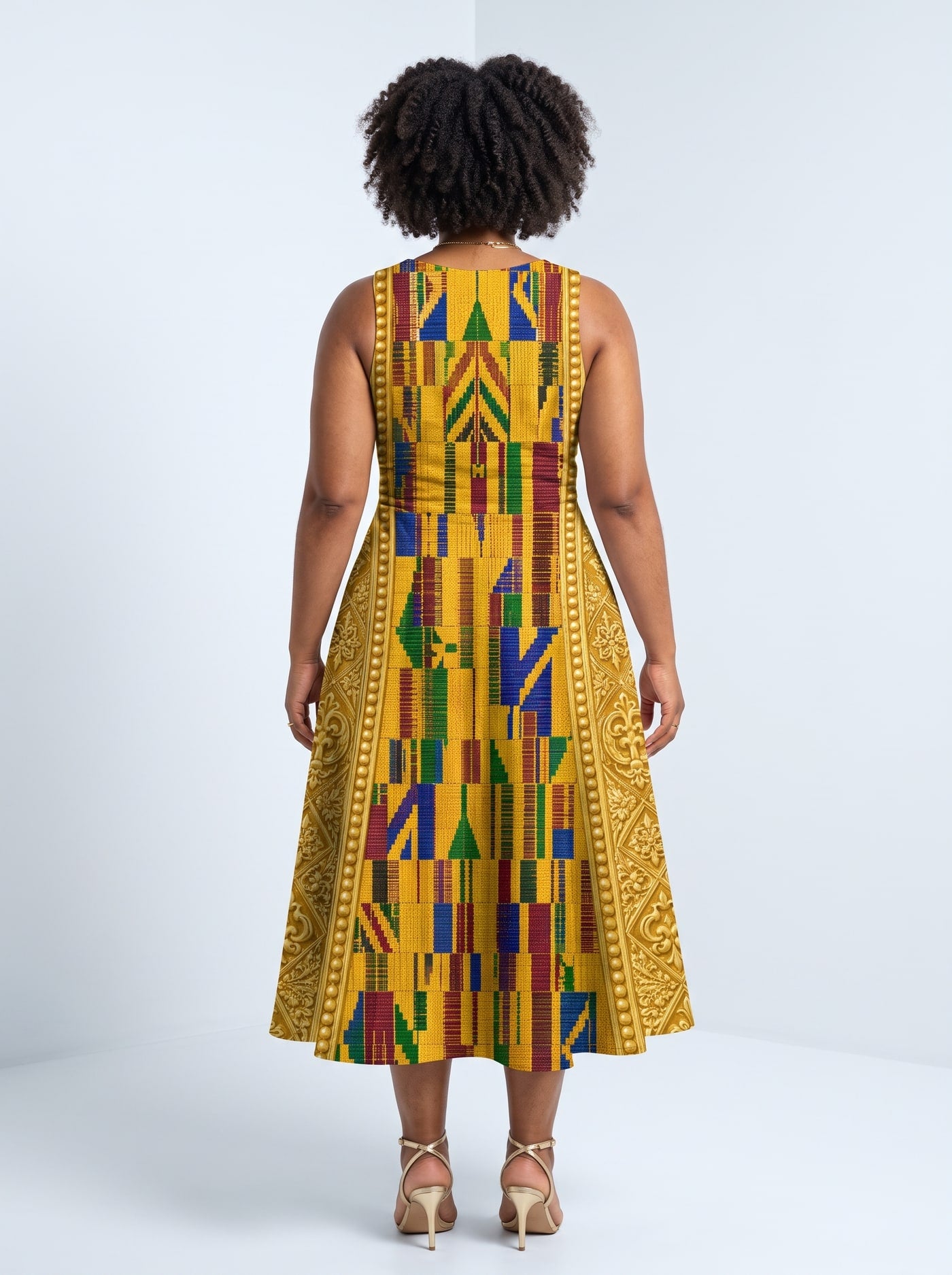 "Kente" Corset Dress
