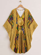 "Kente" Kaftan Dress Promo