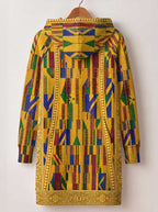 "Kente" Hoodie Dress Promo