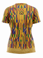 "Kente" V-Neck T-Shirt
