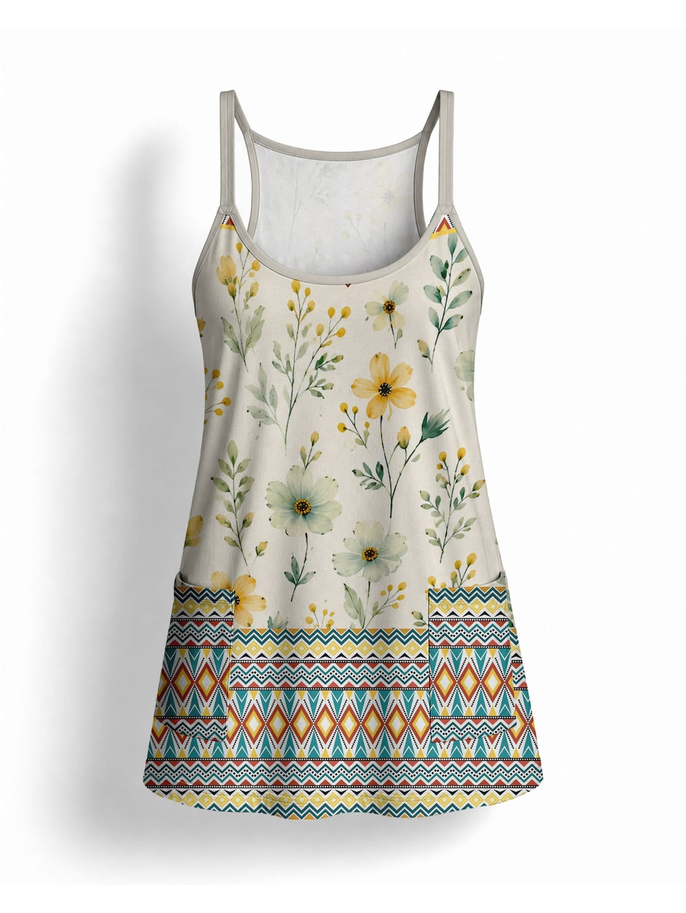 "Alizeti" Built-in Bra Mini Dress