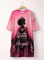 "August Queen Pink" Sleep Tee