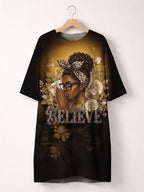 "Imani" Amber Sleep Tee