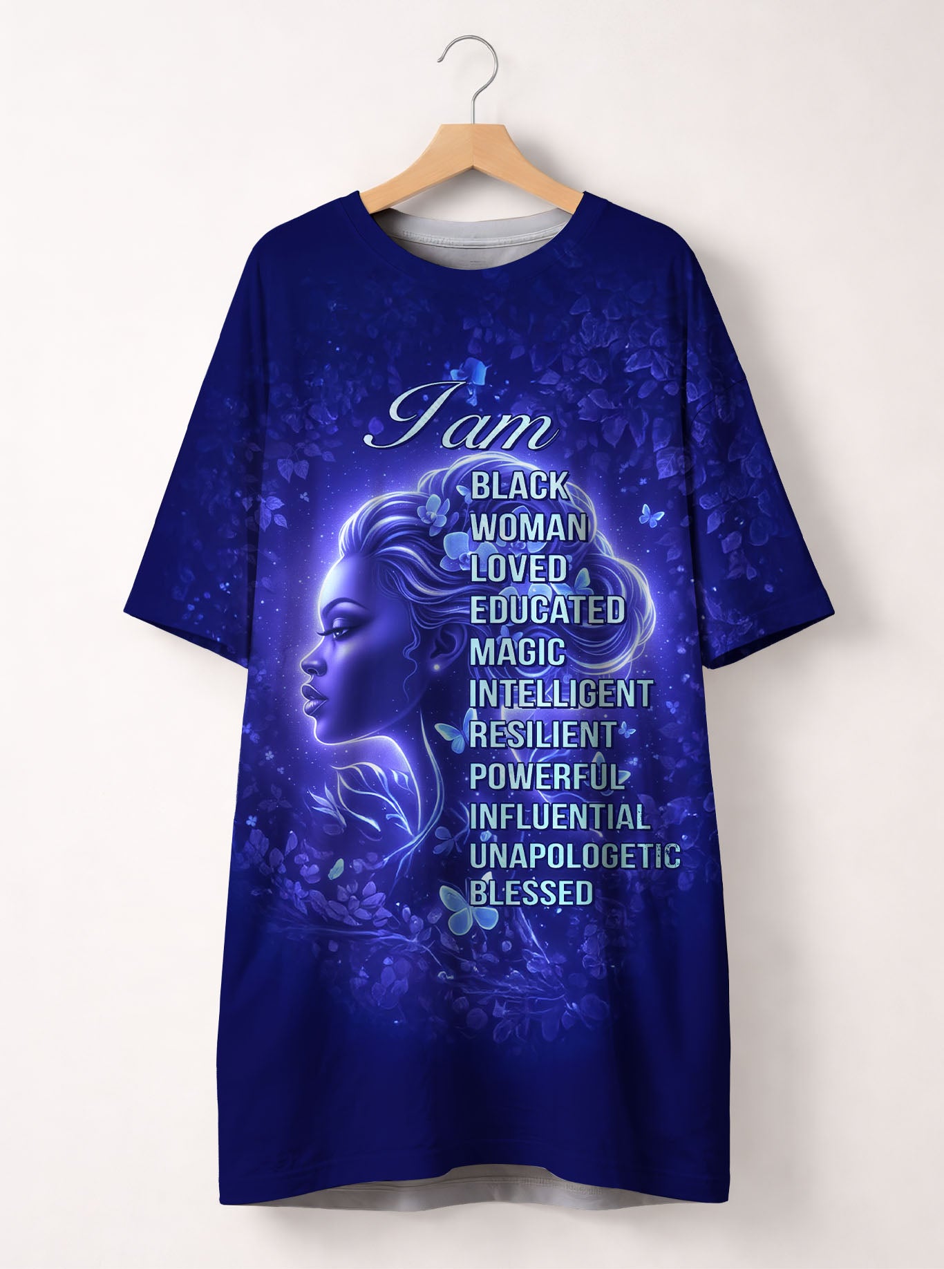 Black Woman Loved Sleep Tee