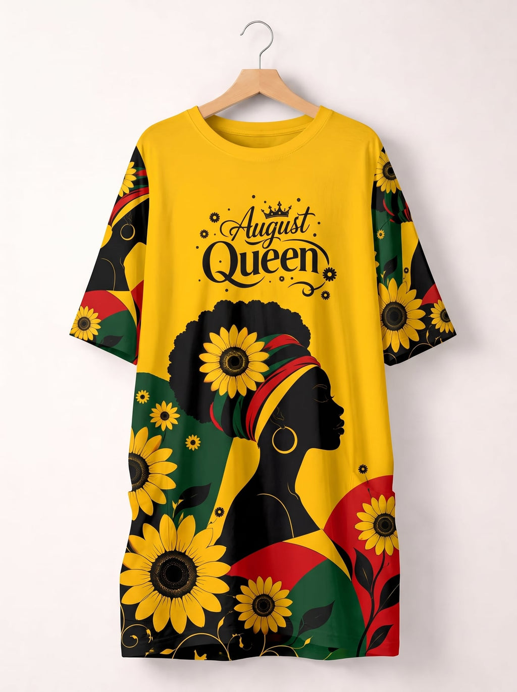 "August Queen Sunflower" Sleep Tee