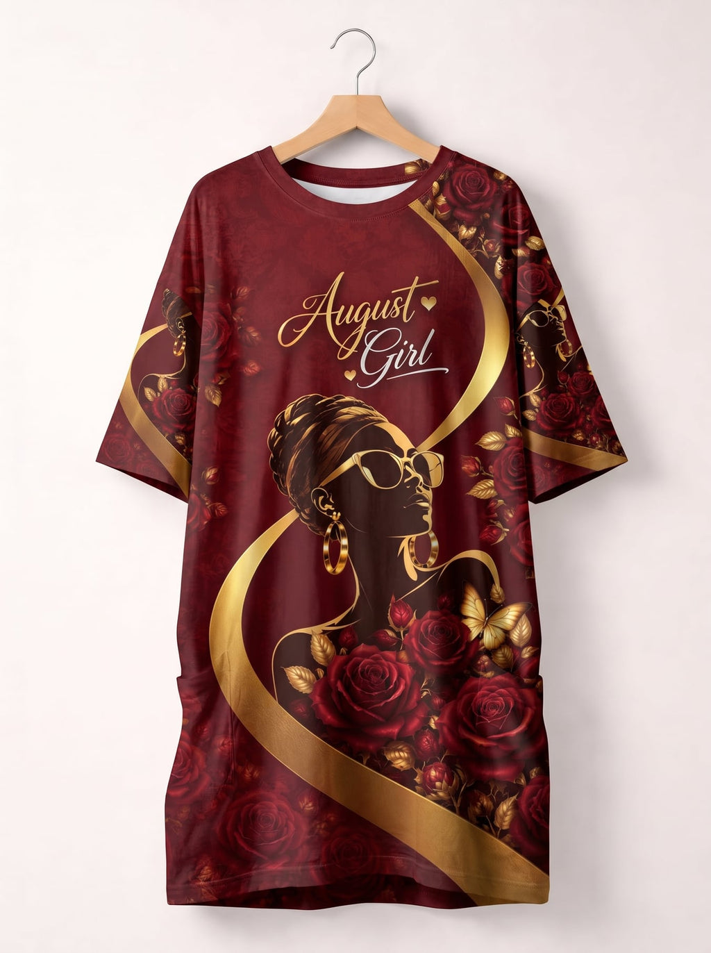 "August Girl Roses" Sleep Tee