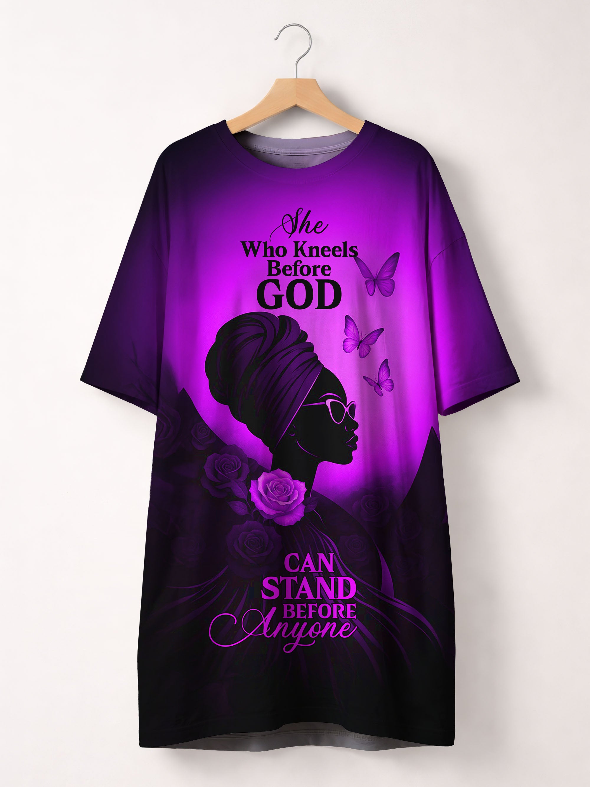 "Selah" Purple Sleep Tee