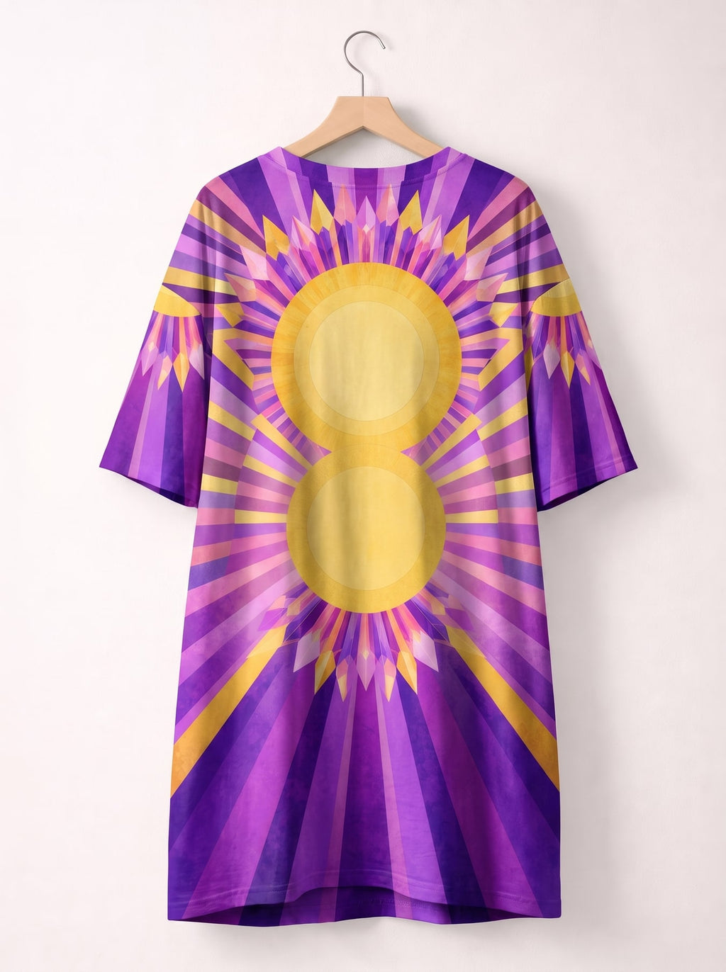 "August Queen Purple Bloom" Sleep Tee