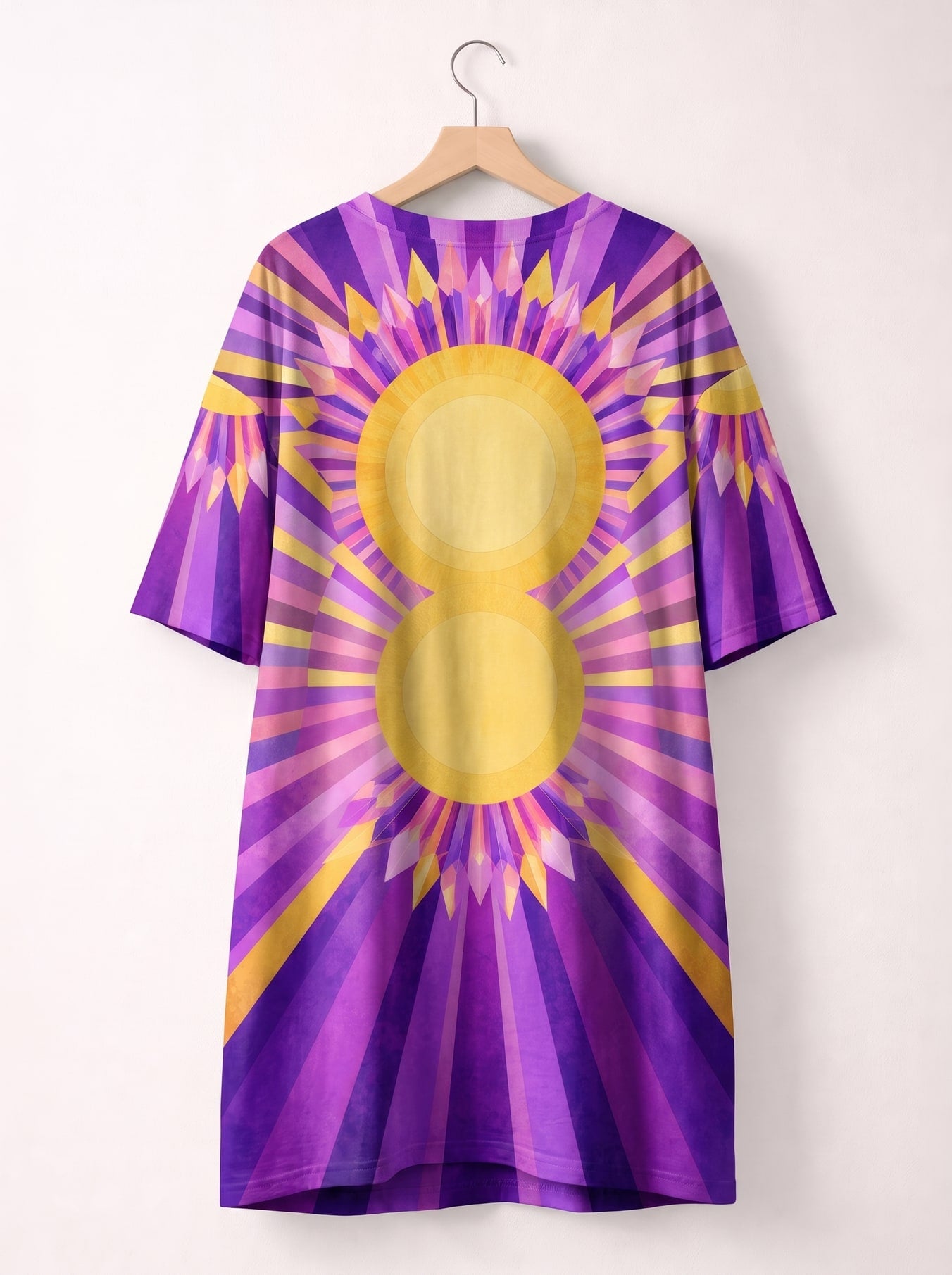 "August Queen Purple Bloom" Sleep Tee