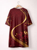 "August Girl Roses" Sleep Tee