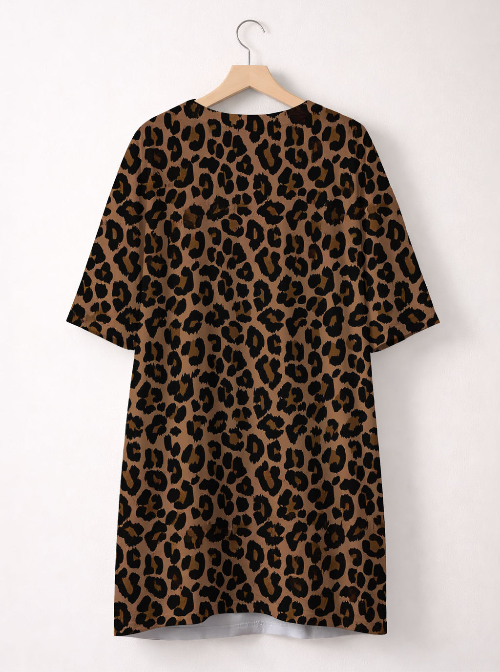 "Unstoppable" Brown Leopard Sleep Tee