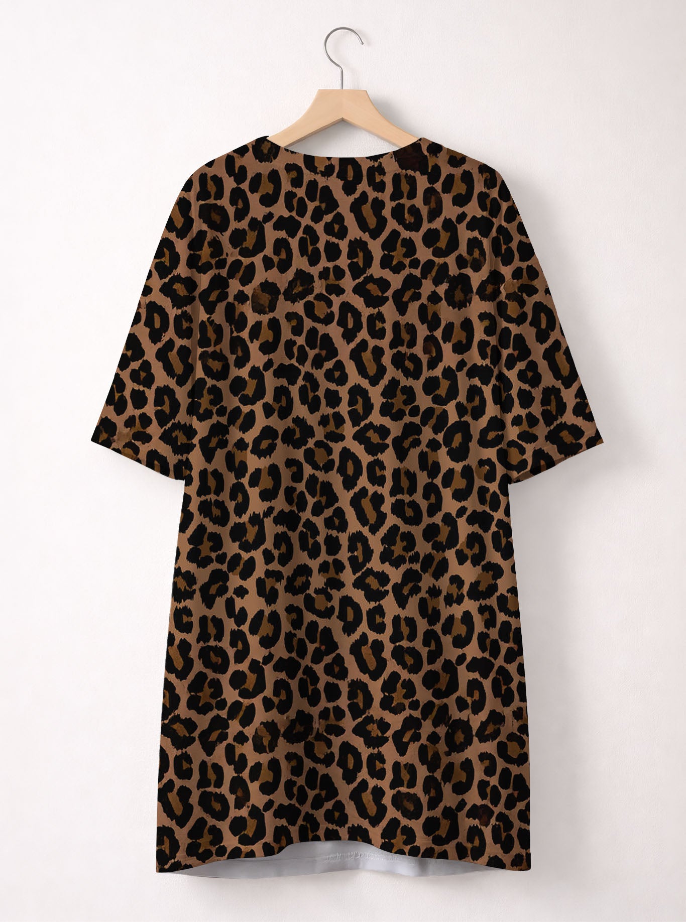 "Unstoppable" Brown Leopard Sleep Tee